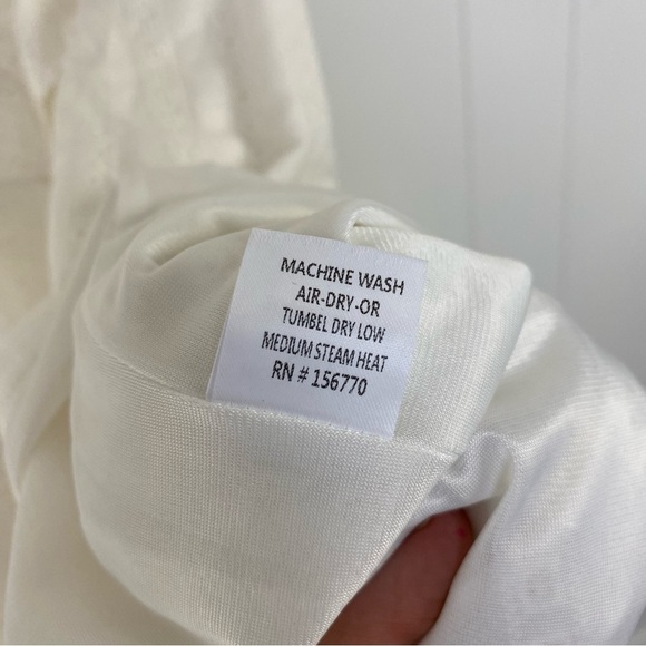 Roolee Mom Dress S Eyelet Lace Knee Length Ruffle Sleeve Nursing Breastfeeding - Picture 4 of 16